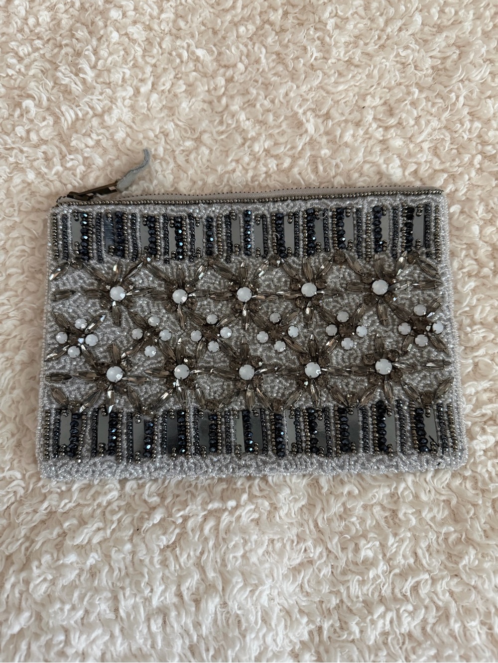 Anthropologie beaded clutch